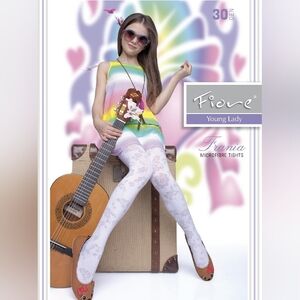 Fiore Young Lady Floral Tights